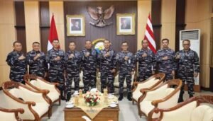 Jalin Silaturahmi, Pangkoarmada II dan Pangkolinlamil Pererat Persaudaraan Antar Komando