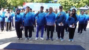 Kebersamaan di Kampus Laut Biru: Senam Pagi, Ulang Tahun, dan Silaturahmi Bersama Pejabat Yayasan Nala