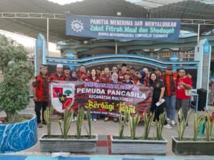 Pemuda Pancasila PAC Mulyorejo Gelar Bansos dan Berbagi Takjil